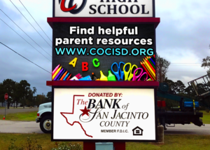 Coldspring Independent School District - LED Display Fusion LED wholesale LED displays with affordable pricing, high quality, full tech support, and fast nationwide delivery for sign companies
