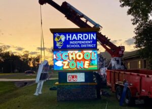 Hardin ISD Liberty TX Fusion LED wholesale LED displays with affordable pricing, high quality, full tech support, and fast nationwide delivery for sign companies