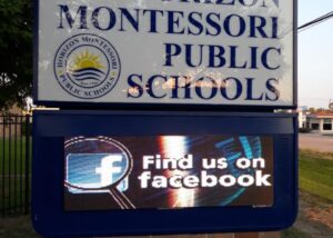 Horizon Montessori Public Schools 10mm LED Display