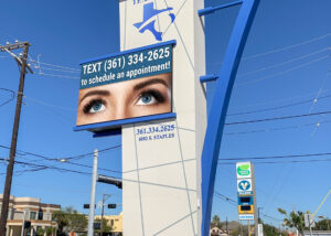 Texas-Eye-Care-Corpus-Christi-Texas-Medical-10mm-LED-Sign Fusion LED wholesale LED displays with affordable pricing, high quality, full tech support, and fast nationwide delivery for sign companies