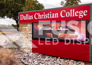 10mm LED Display at Dallas Christian College of Dallas Texas