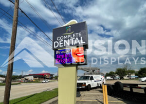 10 mm LED Display at Complete Dental of Houston Texas